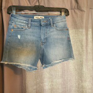 WARP + WEFT Koa Cut-Off Denim Short, Size 12